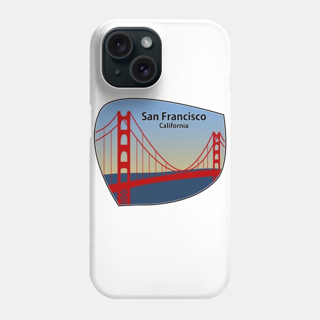 San Francisco Golden Gate Phone Case by viniciusemer