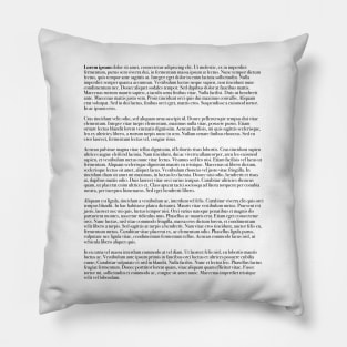 Lorem Ipsum Pillow