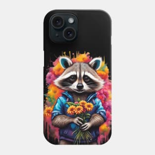 cute raccoon Phone Case