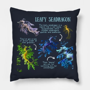 Animal Facts - Leafy Seadragon Pillow