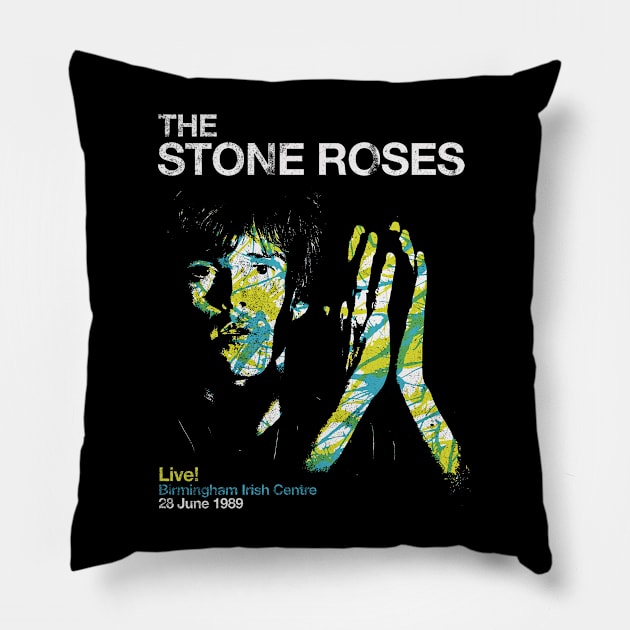 The Stone Roses Pillow by ecohn artof