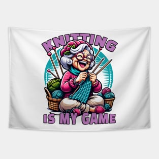 Knitting is my game. Tapestry