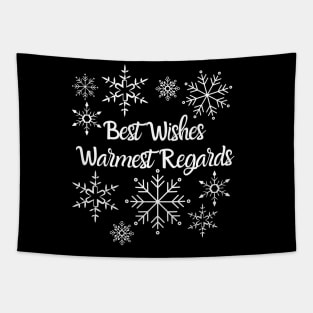 Best Wishes Warmest Regards Winter Tapestry