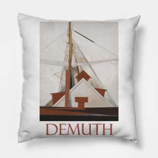 Masts (1919) by Charles Demuth Pillow