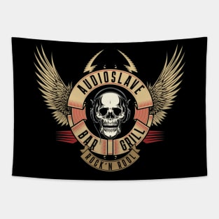 one skull and wings slave Tapestry