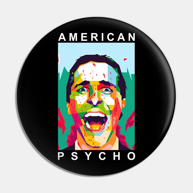 American Psycho Popular 2 Pin by Visionary Canvas