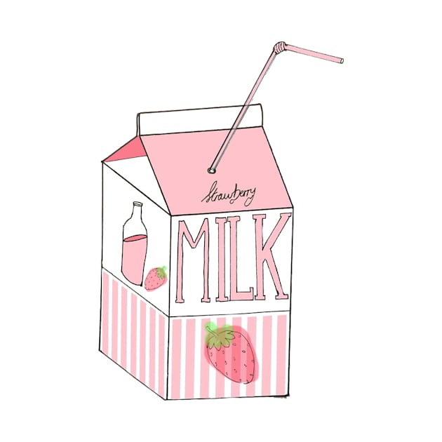 Strawberry Milk by Kcael