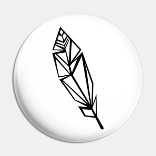 Black Feather Pin