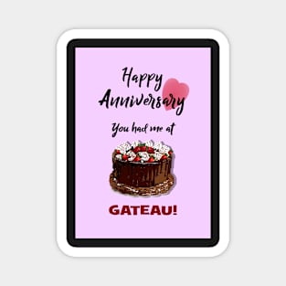 You had me at gateau! Magnet