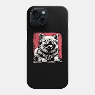 Retro Art Pomeranian Dog Lover Phone Case