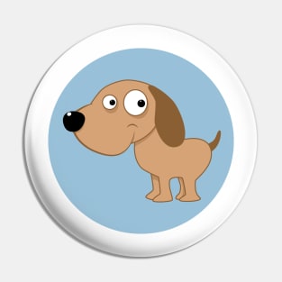 Cute Baby Dog Pin