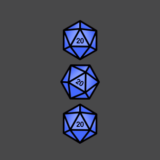 Blue d20s T-Shirt