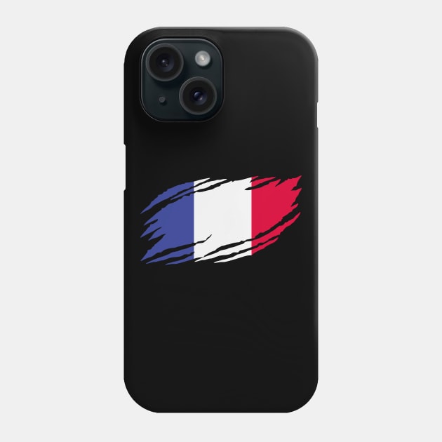 france flag Phone Case by s4rt4