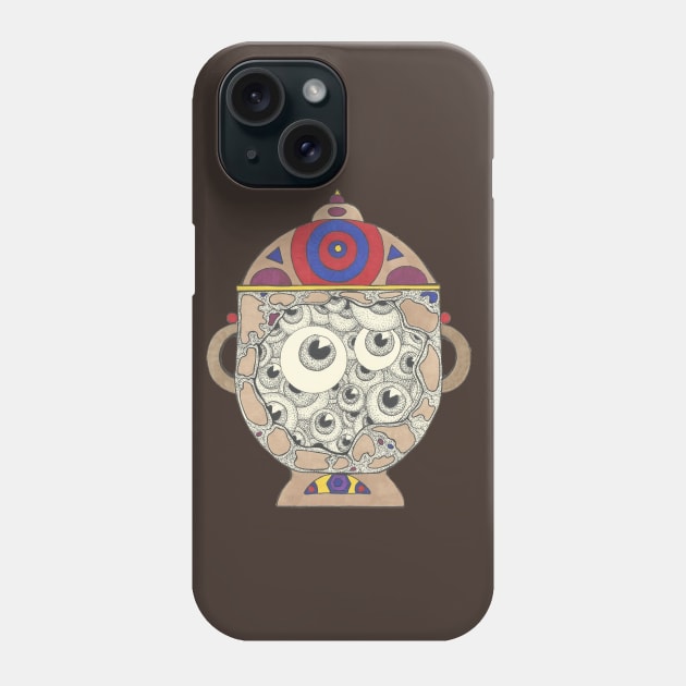 Urn of Eyes Phone Case by Zenferren