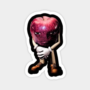 Me Asf Apple | Wapple | Apple with Face Meme | Unisex Magnet