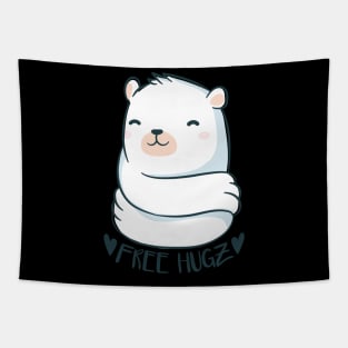 Kawaii Bear Tapestry