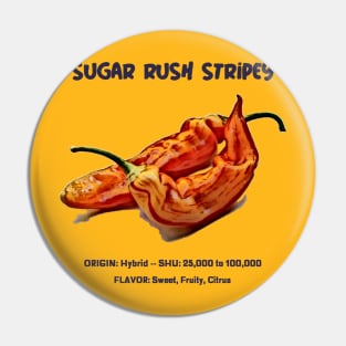 Sugar Rush Stripey Pepper Pin