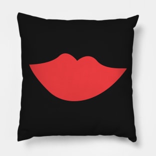 Red hot lips Pillow