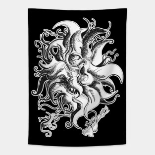 Azathoth ink sketch - Lovecraftian inspired art and designs Tapestry