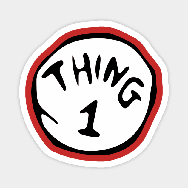 Thing 1 Magnet by NextLevelDesignz