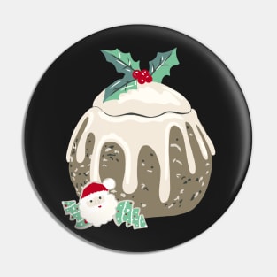 Vintage Christmas Pudding Cookie Jar Pin