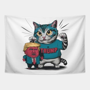 Cats Against Trump Tapestry