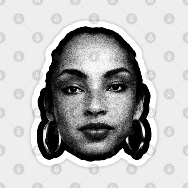 Black STYLE Sade Adu 80s Magnet by olerajatepe