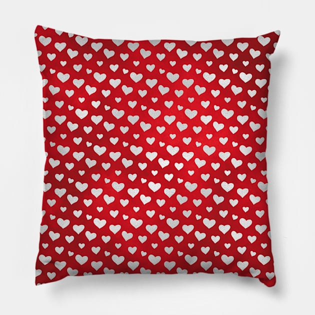 Valentines Hearts 2a Pillow by MarinasingerDesigns