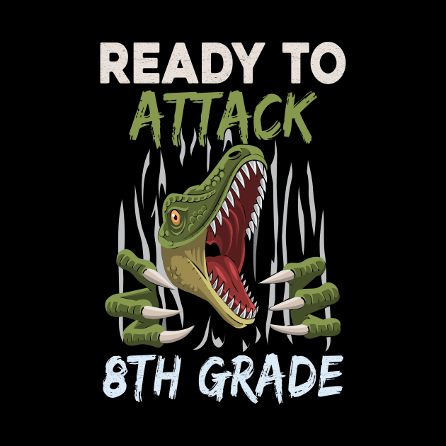 Dinosaur Kids Ready To Attack 8Th Grade Boys Back To School by kateeleone97023