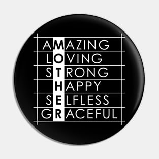 amazing loving strong happy selfless graceful mothers day Pin