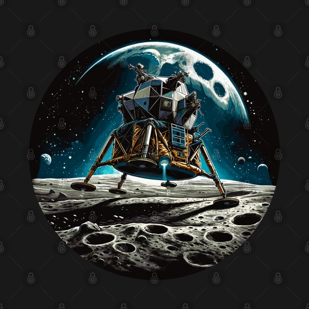 Lunar Landing Legacy - Apollo Modul by Graphic Wonders Emporium