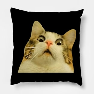 Surprised cat Pillow