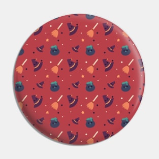 Halloween Pattern Pin