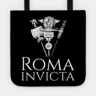 History Of Ancient Rome SPQR Roman Eagle Roma Invicta Tote