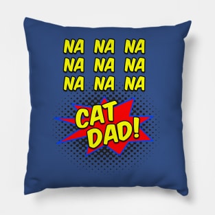 Comic Funny Cat Dad Collection Pillow