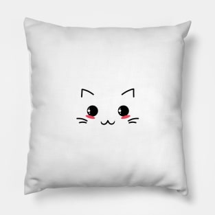 Cute Cat Emoticon Pillow