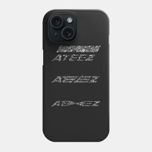 Zentangle ATEEZ Logo Sticker Pack Phone Case