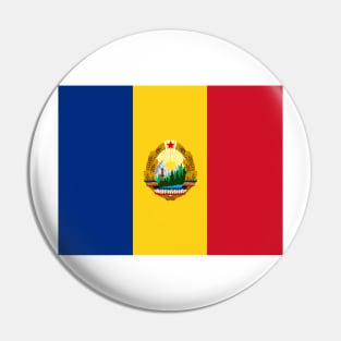 Socialist flag of Romania Pin