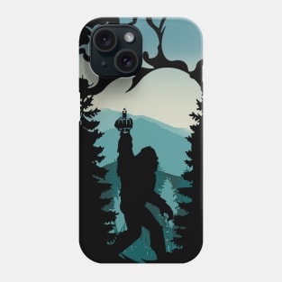 Bigfoot Camping Foot I Hate People Phone Case