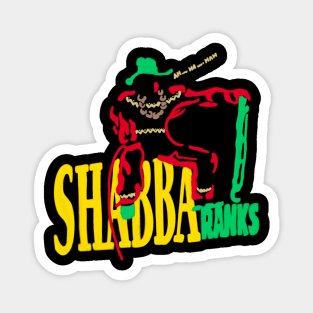 Shabba Ranks 90s Jamaican Magnet