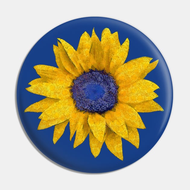 Sunflower Pin by CatyArte