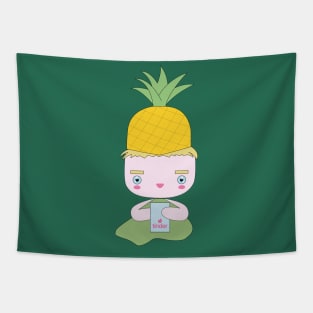 pineapple and tinder Tapestry