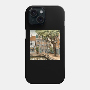 Odense city drawing Phone Case