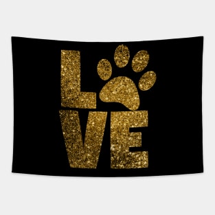 Golden Love Tapestry