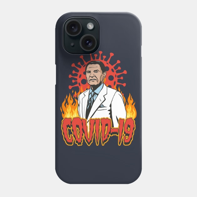 Covid-19 Preacher Remix Phone Case by DeepFriedArt