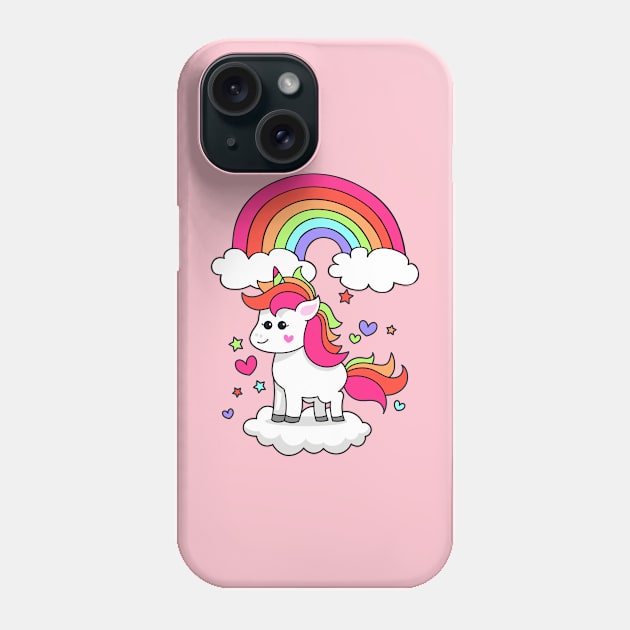 Uni - Alone - Pink Phone Case by rickyrickbob