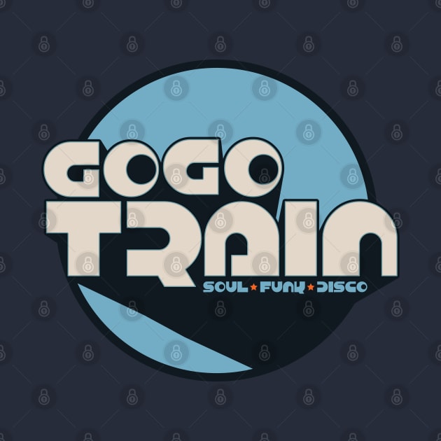 GoGo Train Blue by modernistdesign