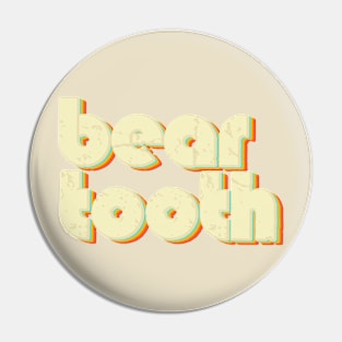 vintage color beartooth Pin