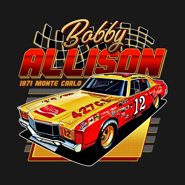 Bobby Allison 1971 Retro by Erianna Bee