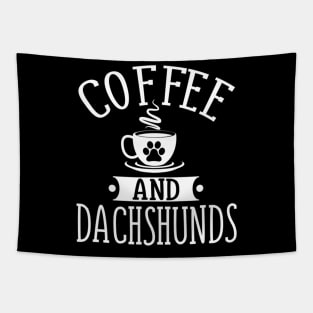 Coffee And Dachshunds Tapestry